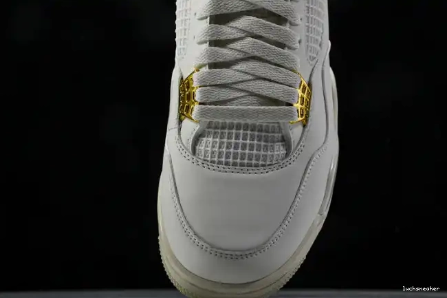 Reps LUCY Gold Jordan 4 Retro AQ9129-170 Metallic 0622